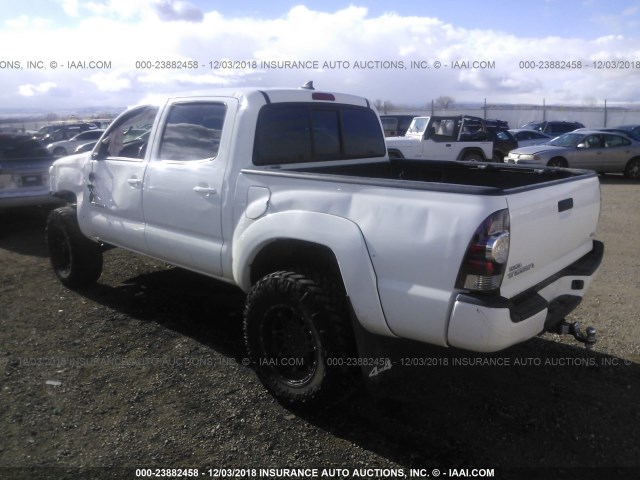 5TFLU4EN9CX043762 - 2012 TOYOTA TACOMA DOUBLE CAB 白色 照片 3