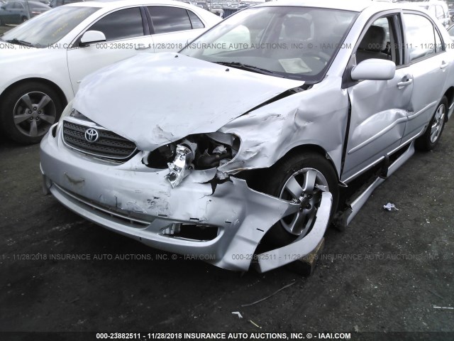 1NXBR32E85Z376773 - 2005 TOYOTA COROLLA CE/LE/S SILVER photo 6