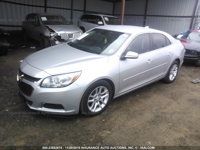 1G11C5SL6FF280814 - 2015 CHEVROLET MALIBU 1LT SILVER photo 2