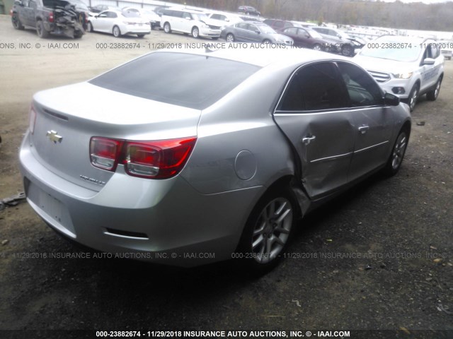 1G11C5SL6FF280814 - 2015 CHEVROLET MALIBU 1LT SILVER photo 4
