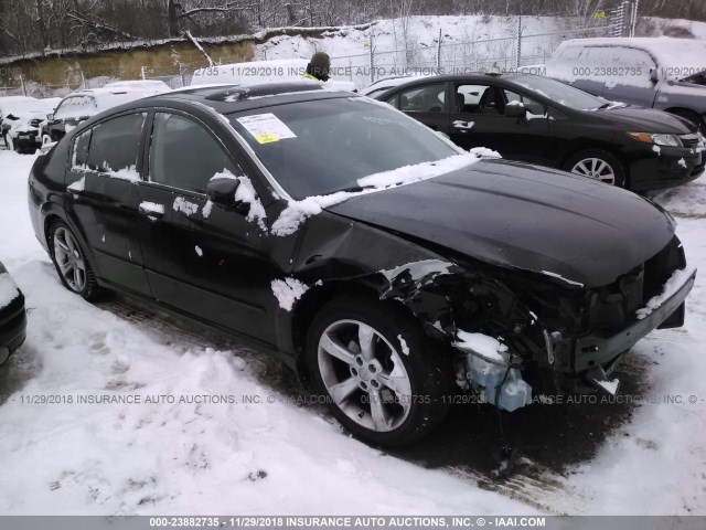 1N4BA41E78C834516 - 2008 NISSAN MAXIMA SE/SL BLACK photo 1