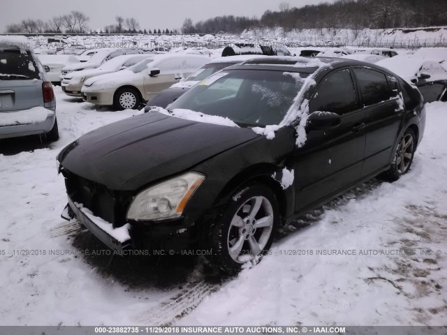 1N4BA41E78C834516 - 2008 NISSAN MAXIMA SE/SL BLACK photo 2