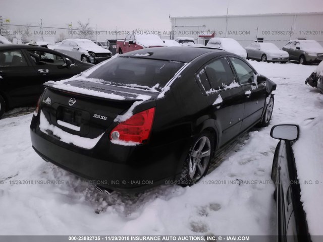 1N4BA41E78C834516 - 2008 NISSAN MAXIMA SE/SL BLACK photo 4