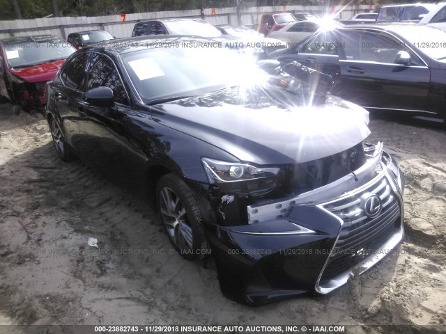 JTHBA1D26J5068961 - 2018 LEXUS IS 300 BLACK photo 1