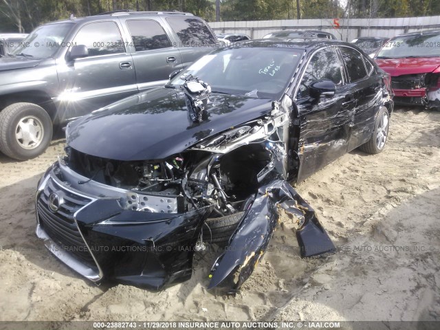 JTHBA1D26J5068961 - 2018 LEXUS IS 300 BLACK photo 2