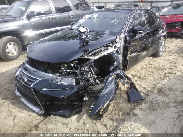 JTHBA1D26J5068961 - 2018 LEXUS IS 300 BLACK photo 6