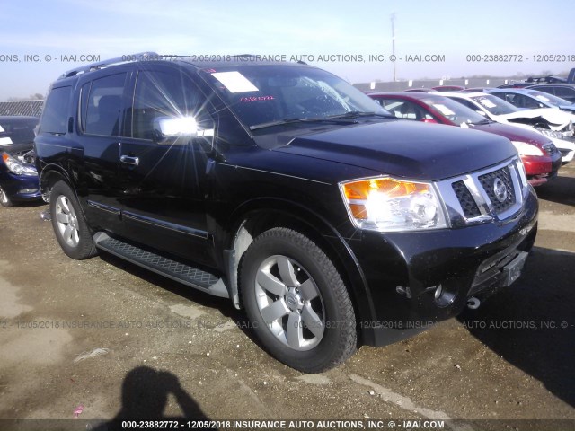 5N1BA0ND3EN604469 - 2014 NISSAN ARMADA SV/SL/PLATINUM BLACK photo 1