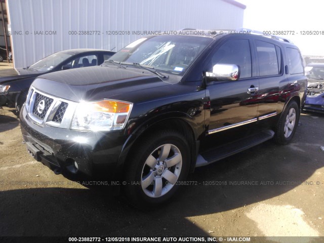 5N1BA0ND3EN604469 - 2014 NISSAN ARMADA SV/SL/PLATINUM BLACK photo 2