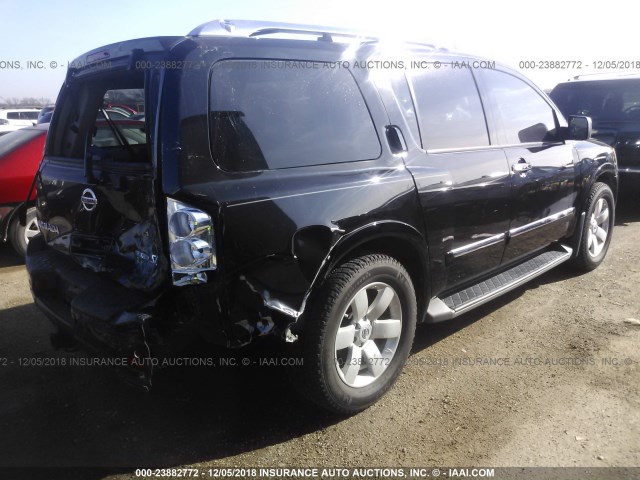 5N1BA0ND3EN604469 - 2014 NISSAN ARMADA SV/SL/PLATINUM BLACK photo 4