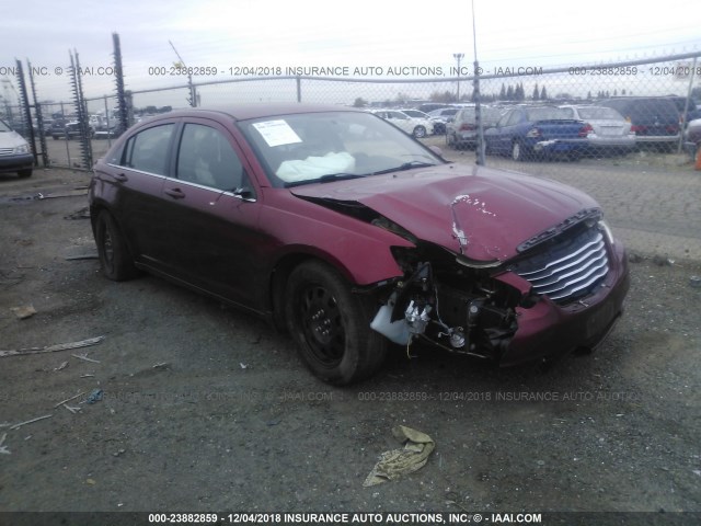 1C3CCBAB2DN691416 - 2013 CHRYSLER 200 LX RED photo 1