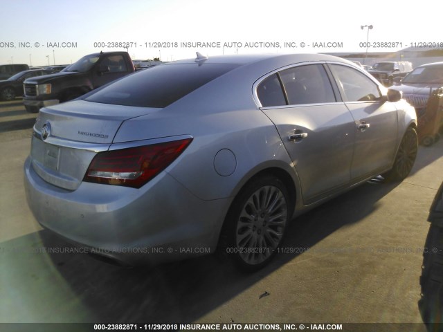 1G4GF5G31EF251913 - 2014 BUICK LACROSSE TOURING SILVER photo 4