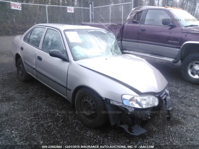 1NXBR12E12Z635717 - 2002 TOYOTA COROLLA CE/LE/S BEIGE photo 1