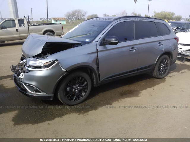 JA4AD3A3XJZ054402 - 2018 MITSUBISHI OUTLANDER SE/SEL GRAY photo 2