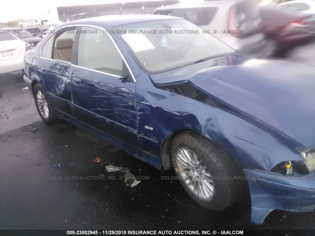 WBADT63401CF13887 - 2001 BMW 530 I AUTOMATIC BLUE photo 6