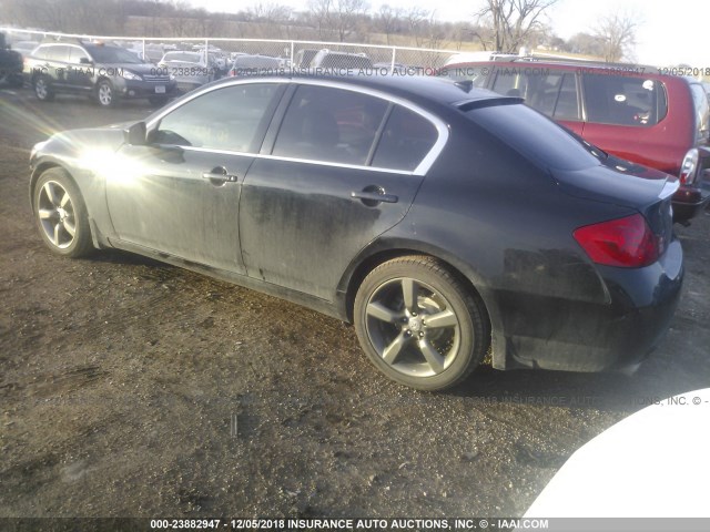 JNKCV61F79M356275 - 2009 INFINITI G37 BLACK photo 3