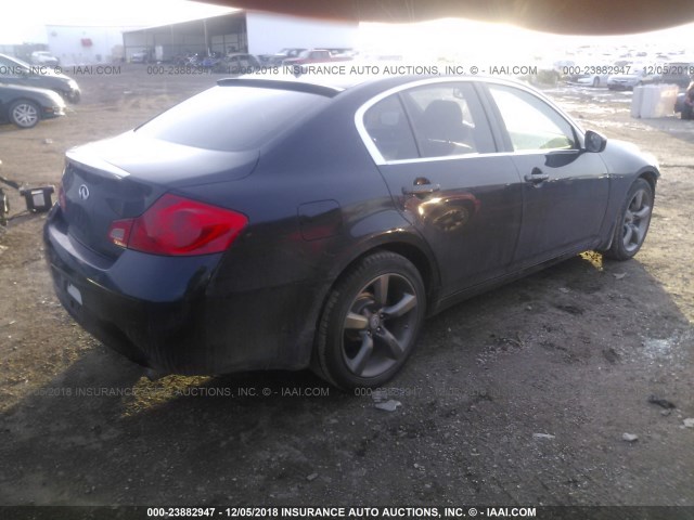 JNKCV61F79M356275 - 2009 INFINITI G37 BLACK photo 4