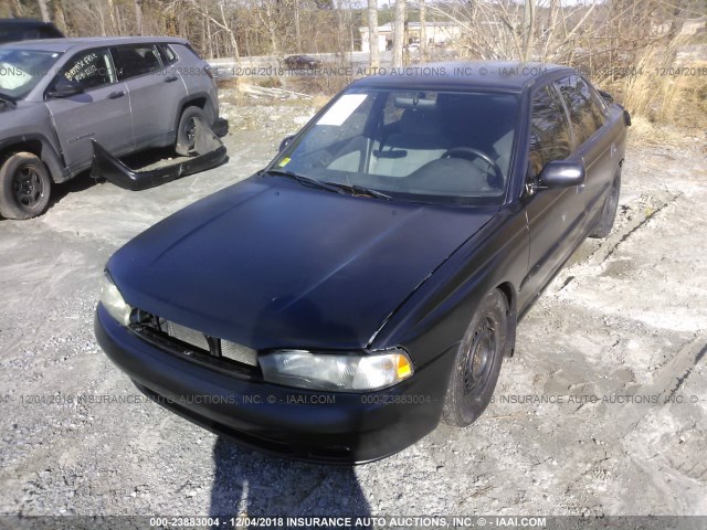 4S3BD6353S9217421 - 1995 SUBARU LEGACY L BLACK photo 2