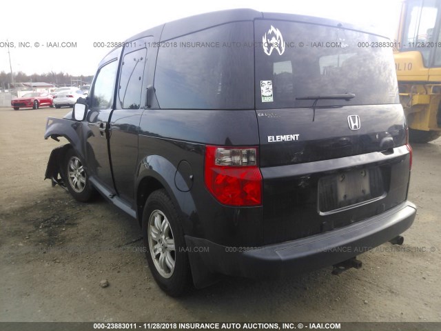 5J6YH18748L007492 - 2008 HONDA ELEMENT EX BLACK photo 3