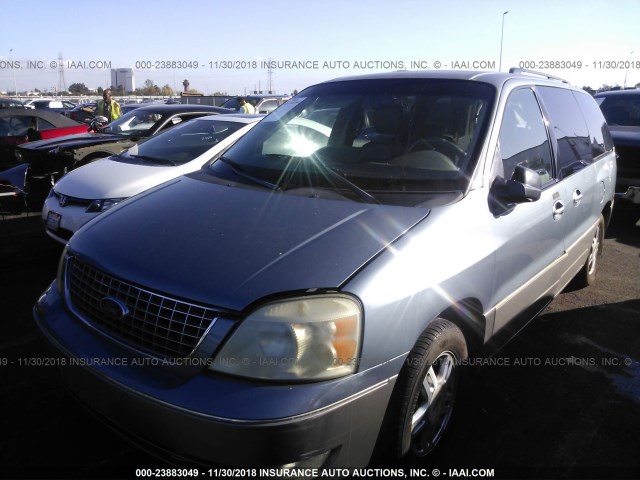 2FMDA58284BA53224 - 2004 FORD FREESTAR LIMITED Light Blue photo 2