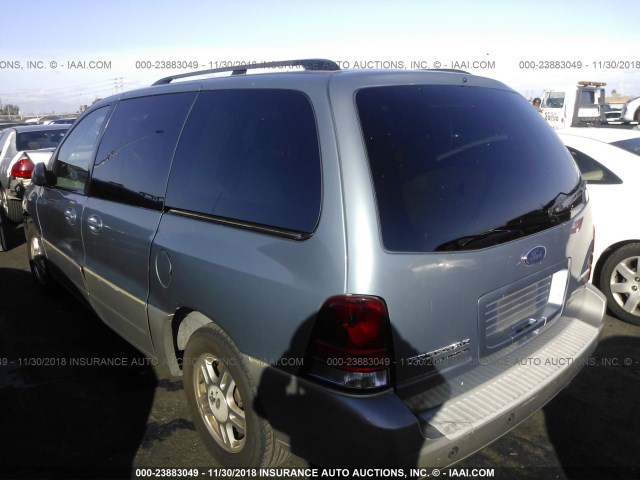 2FMDA58284BA53224 - 2004 FORD FREESTAR LIMITED Light Blue photo 3