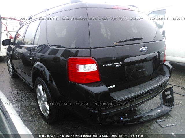 1FMZK06147GA12179 - 2007 FORD FREESTYLE LIMITED BLACK photo 3