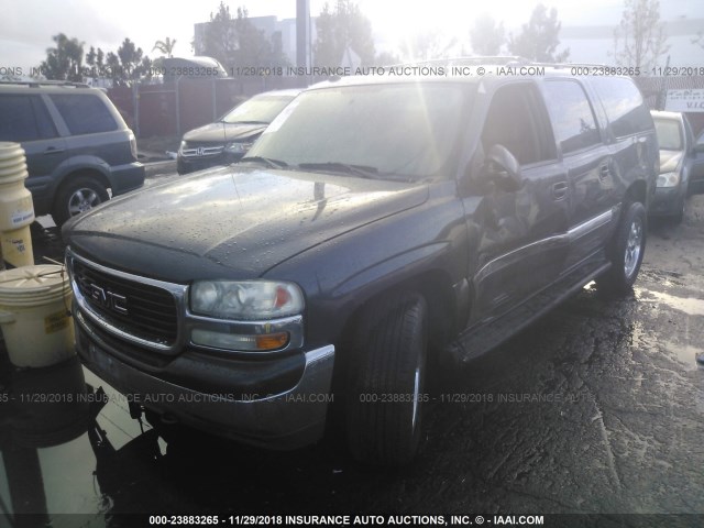 3GKFK16Z15G289204 - 2005 GMC YUKON XL K1500 BLACK photo 2