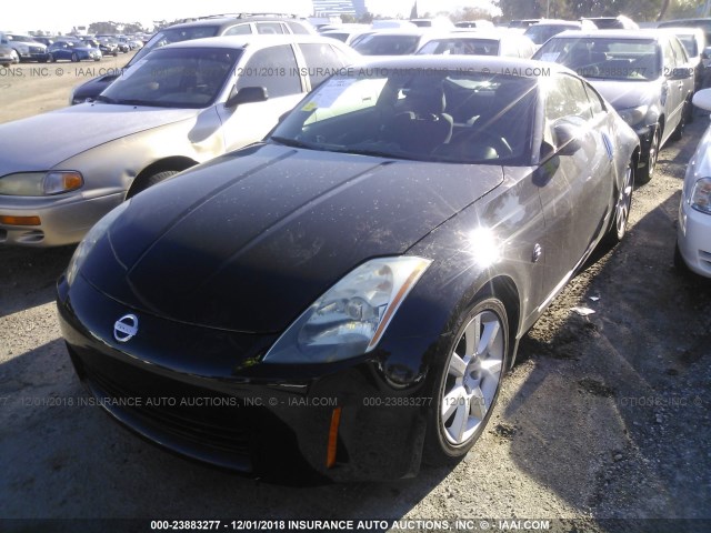 JN1AZ34D75M606973 - 2005 NISSAN 350Z COUPE BLACK photo 2