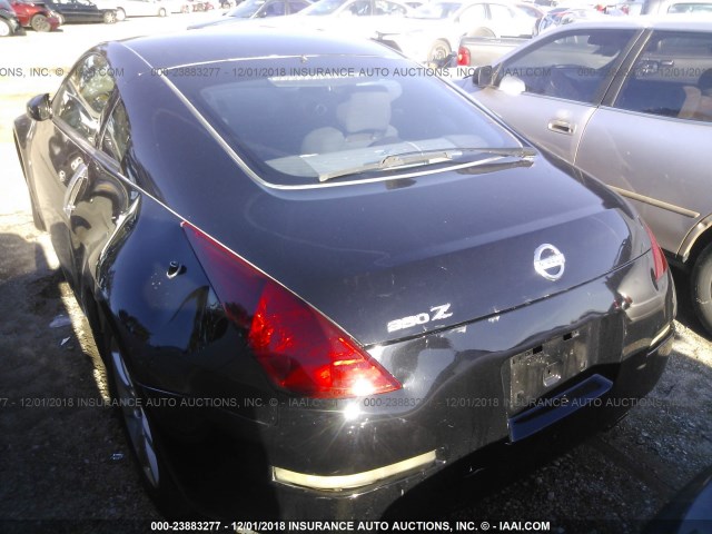 JN1AZ34D75M606973 - 2005 NISSAN 350Z COUPE BLACK photo 3