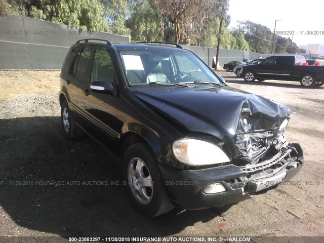 4JGAB57E94A497753 - 2004 MERCEDES-BENZ ML 350 BLACK photo 1