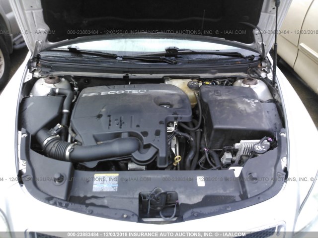 1G1ZC5EB8A4130231 - 2010 CHEVROLET MALIBU 1LT 银色 照片 10