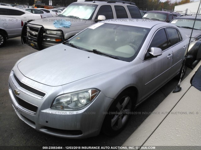 1G1ZC5EB8A4130231 - 2010 CHEVROLET MALIBU 1LT 银色 照片 2
