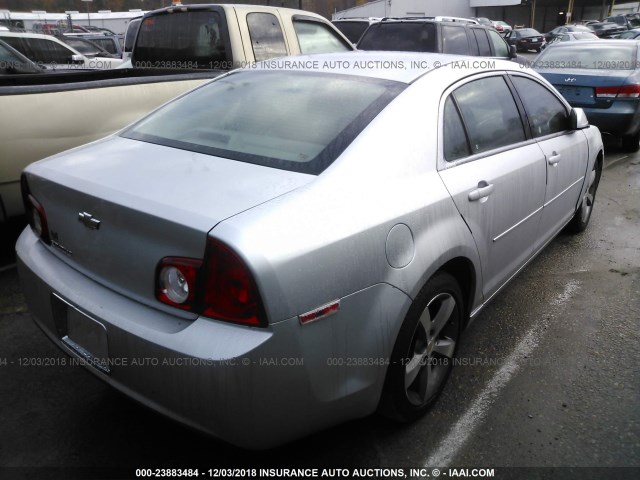 1G1ZC5EB8A4130231 - 2010 CHEVROLET MALIBU 1LT 银色 照片 4