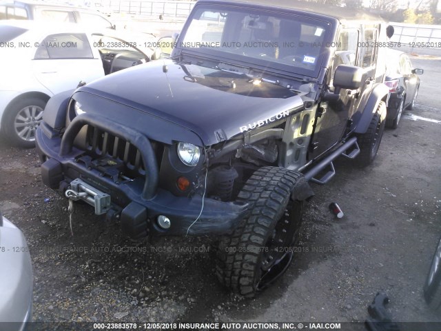 1C4HJWFG9DL604187 - 2013 JEEP WRANGLER UNLIMITE RUBICON BLACK photo 2