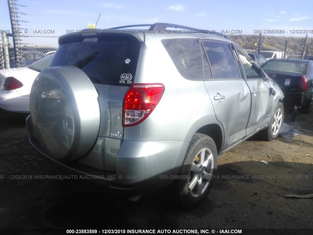 JTMBK34V985062022 - 2008 TOYOTA RAV4 LIMITED GRAY photo 4