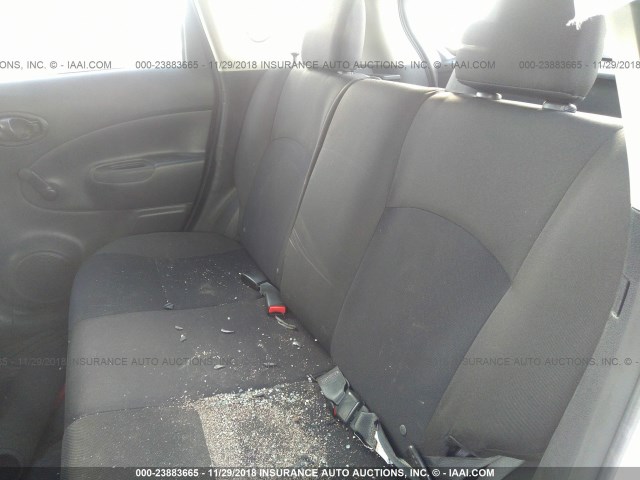 3N1CE2CPXGL398059 - 2016 NISSAN VERSA NOTE S/S PLUS/SV/SL/SR SILVER photo 8