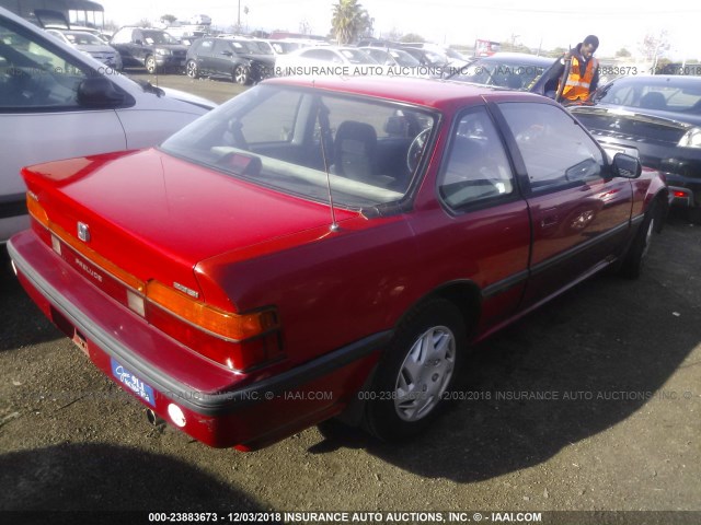 JHMBA423XJC068681 - 1988 HONDA PRELUDE 2.0SI/2.0S RED photo 4