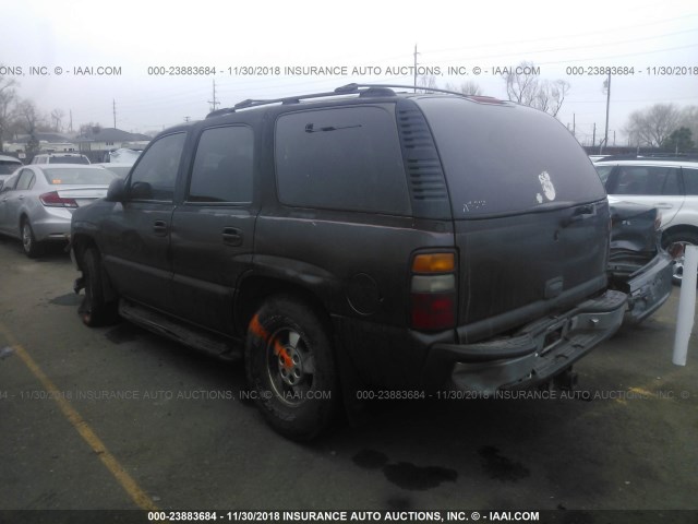 1GNEK13T91J310436 - 2001 CHEVROLET TAHOE K1500 BLACK photo 3