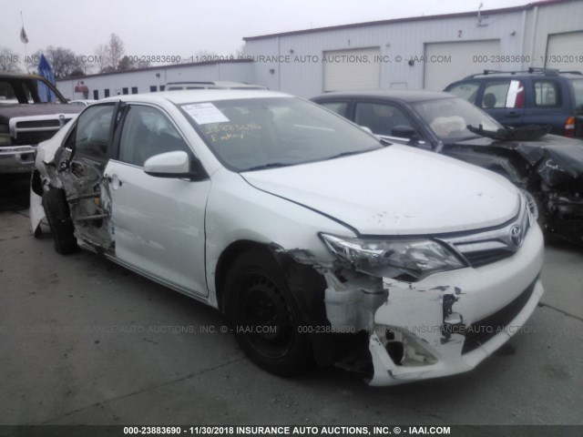 4T4BF1FK8ER397691 - 2014 TOYOTA CAMRY L/SE/LE/XLE WHITE photo 1