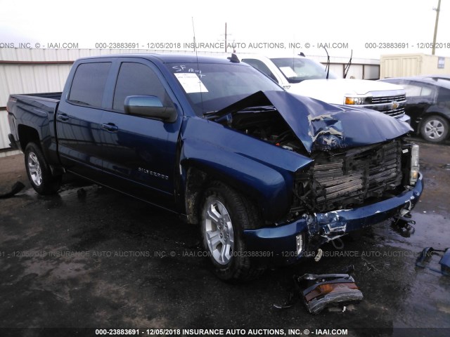 3GCUKREC1HG365474 - 2017 CHEVROLET SILVERADO K1500 LT BLUE photo 1