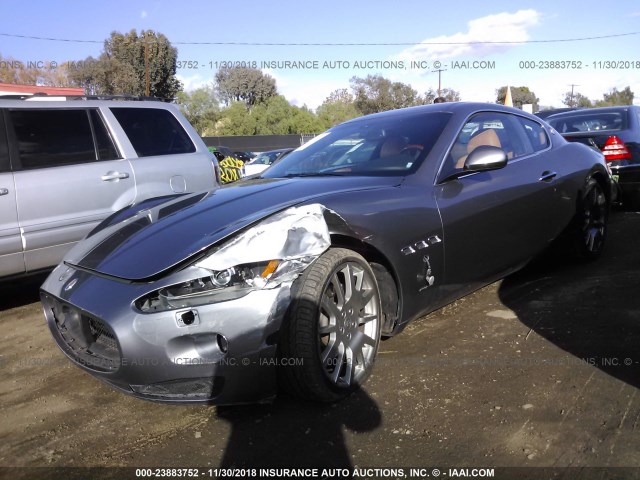 ZAMGJ45A990042342 - 2009 MASERATI GRANTURISMO  GRAY photo 2