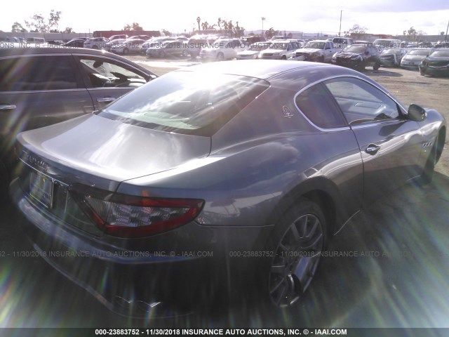 ZAMGJ45A990042342 - 2009 MASERATI GRANTURISMO  GRAY photo 4