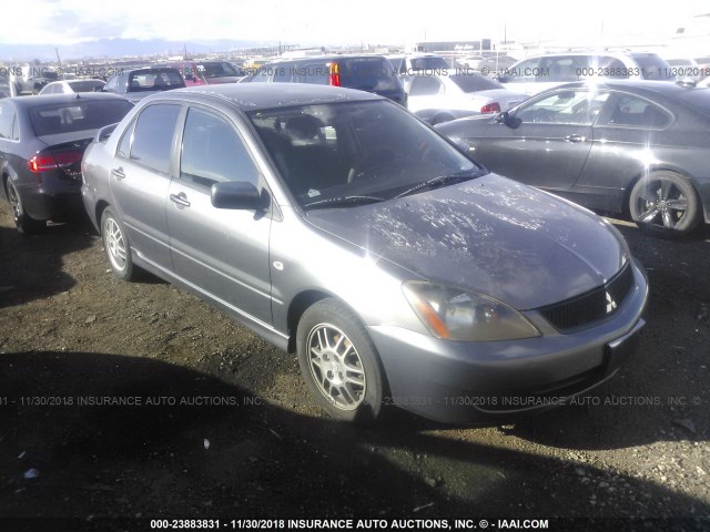 JA3AJ86E36U015515 - 2006 MITSUBISHI LANCER OZ RALLY GRAY photo 1