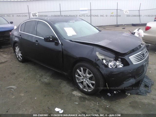 JNKCV61FX9M360840 - 2009 INFINITI G37 BLACK photo 1