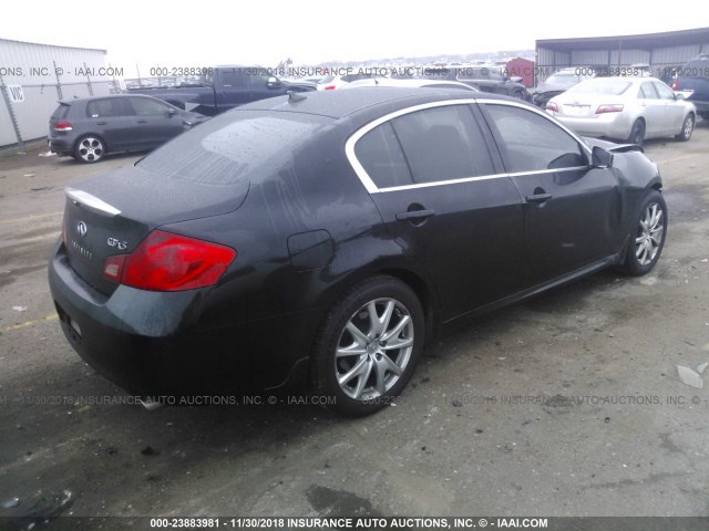 JNKCV61FX9M360840 - 2009 INFINITI G37 BLACK photo 4