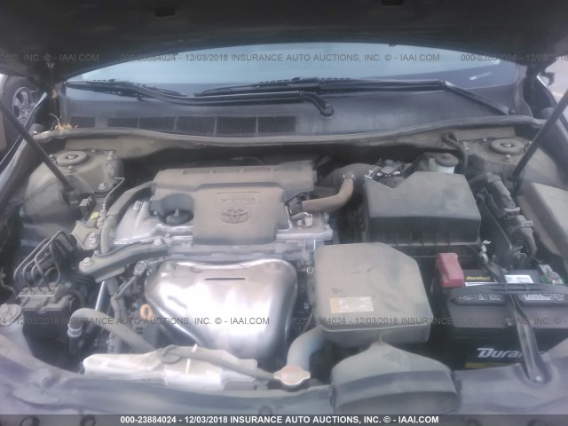 4T1BF1FK1GU141356 - 2016 TOYOTA CAMRY LE/XLE/SE/XSE BLACK photo 10