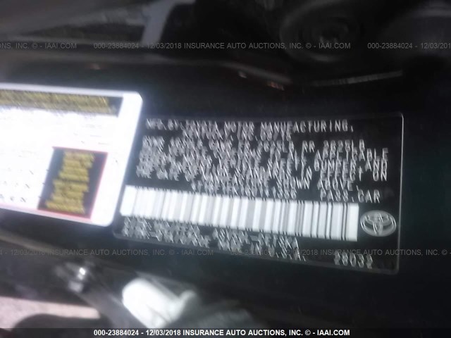 4T1BF1FK1GU141356 - 2016 TOYOTA CAMRY LE/XLE/SE/XSE BLACK photo 9