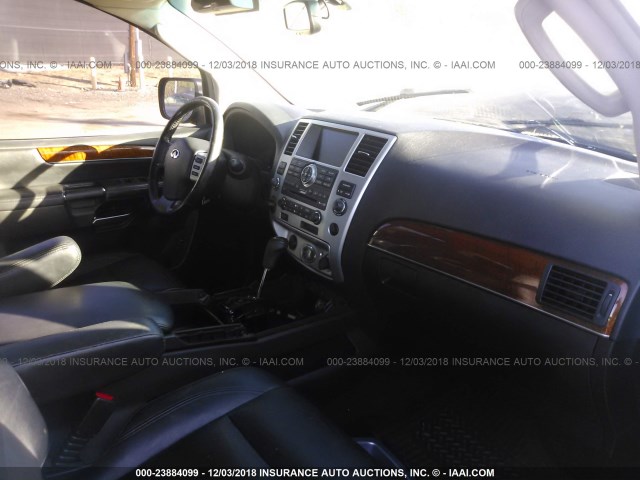 5N3AA08C58N905318 - 2008 INFINITI QX56 BLACK photo 5