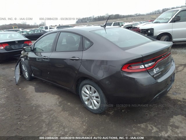 1C3CDFBB3ED770247 - 2014 DODGE DART SXT BLACK photo 3