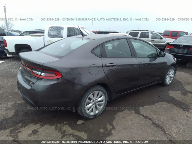 1C3CDFBB3ED770247 - 2014 DODGE DART SXT BLACK photo 4