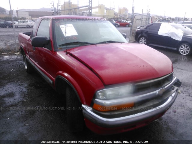 1GCCS195918190072 - 2001 CHEVROLET S TRUCK S10 RED photo 1